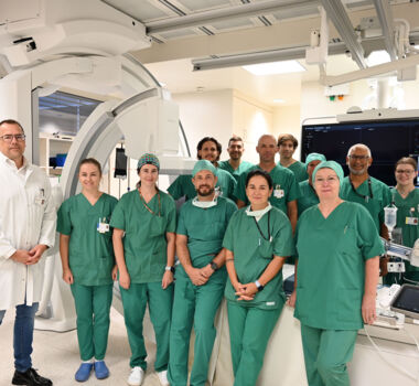 Team_Neue biplane Herzkatheter-Anlage_LKHF; (c)VLKH