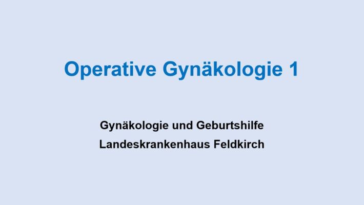 Operative Gynäkologie 1_Bild